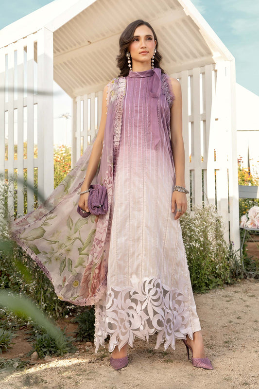 Maria B MPT-2506-B | Lilac Tie & Die - Lawn Collection