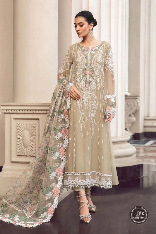 M.B EMBROIDERED ORGANZA SUITS D.1 LUXURY COLLECTION