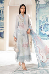 Maria B New Arrival Pure Lawn Embroidery Dress 3pc