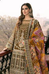 MOHSIN NAVEED RANJHA ORGANZA HAND WORK DRESS