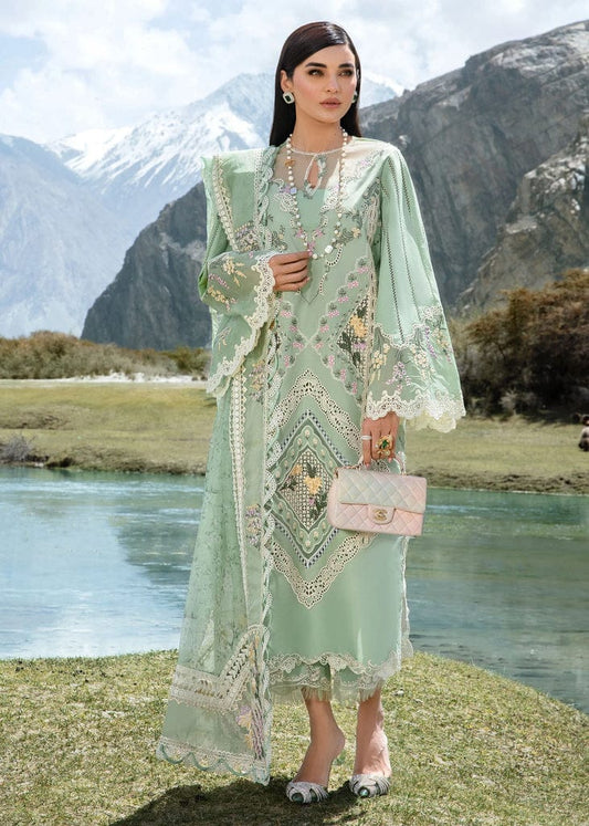 Crimson Green Luxury Lawn Embroidery New Arrival 3pc