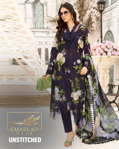 Maria B MPT-2602-B | Navy Blue - Lawn Collection 2025