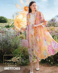 Maria B MPT-2509-B | Yellow - Lawn Collection