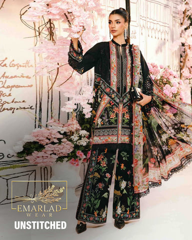 Maria B MPT-2610-B | Black - Printed Lawn Collection