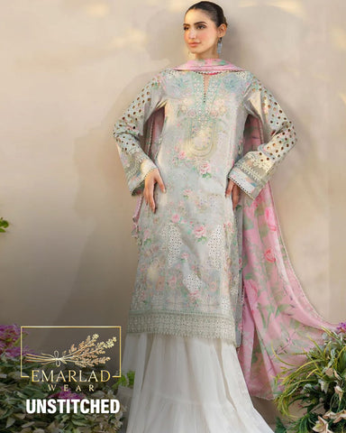 Iznik - Ice-Green - Lawn Chiffon Dupatta