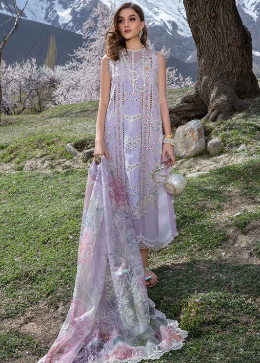 Crimson | Lavender - Luxury Lawn Collection