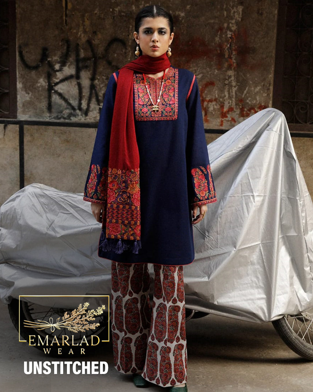 Jugnu | Navy Blue - Chickenkari Collection