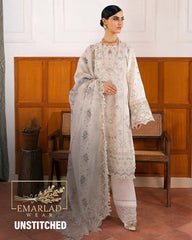 Baroque | White - Cotton Chickenkari Collection