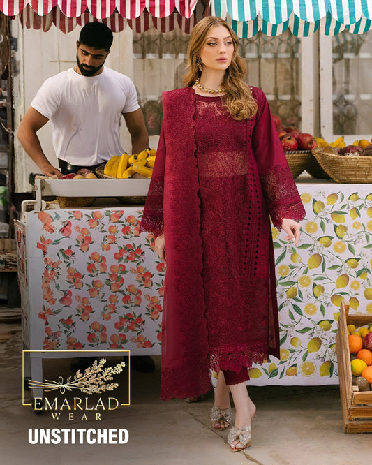 Bin Ilyas | Maroon - Chickenkari Collection