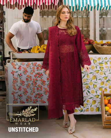 Bin Ilyas | Maroon - Chickenkari Collection