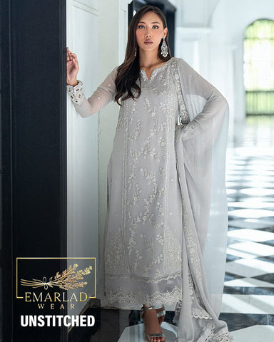 Azure | Ash Grey - Chiffon Collection