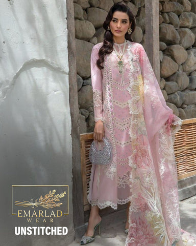 Crimson | Baby Pink - Chikankari Collection