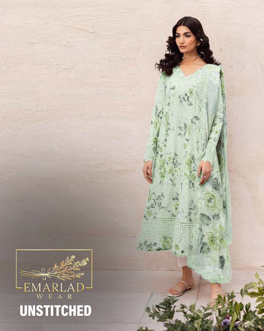 Iznik | Ice Green - Printed Lawn Chikankari Collection