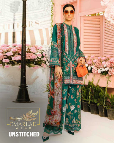 Maria B MPT-2610-A | Green - Printed Lawn Collection