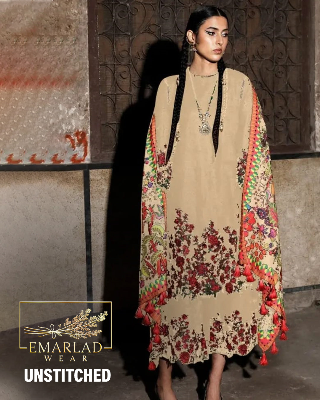 Jugnu | Sandy Skin - Chikankari Collection
