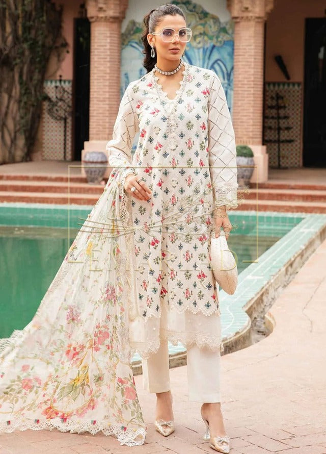 Maria B Multi Embroidery Chikankari Luxury Collection