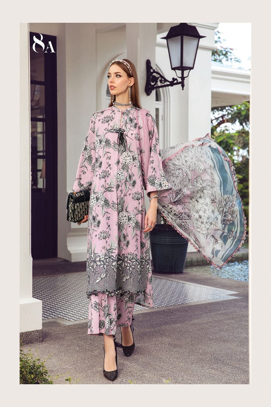 Maria b Pink Digital New Arrival Lawn 3pc