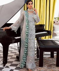 Serene Premium Embroidered Maia 3Pc Net Suit