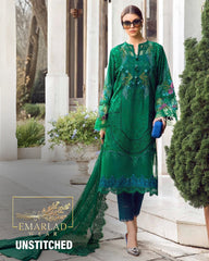 Maria B | Bottle Green - Luxury Lawn Collection