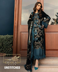 Maria B | Lawn Collection - Black n blue