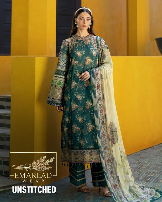 Elaf Signature El-07A | Green - Lawn Collection