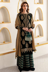 Jazmin green Embroidered Velvet Formal Collection