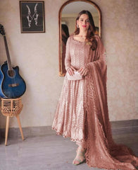 Asim Jofa Pink Bridal Chiffon Collection