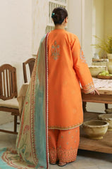 CoCo Orange Luxury Dress New Arrival Embroidery