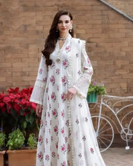 Bareeze off White Pure Lawn Embroidery Collection
