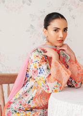 Afrozeh Multi New Arrival Embroidery Cotton Lawn Dress