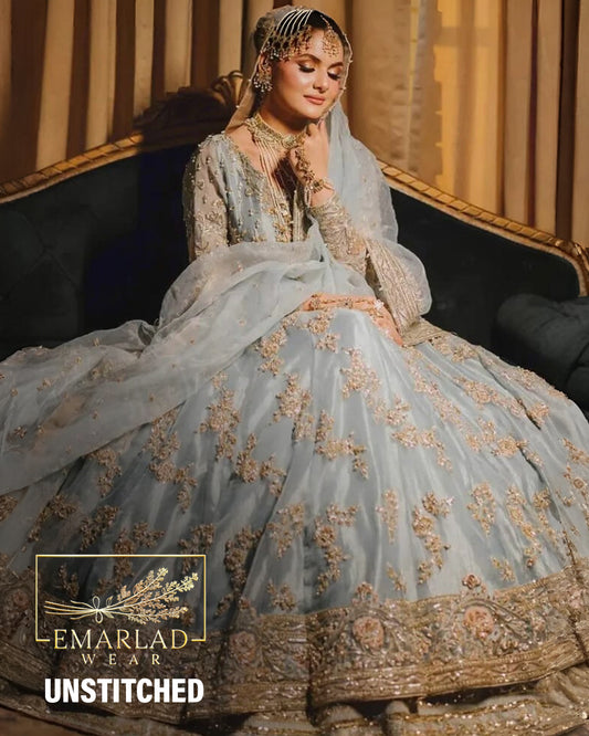 Maha Wajid | Bridal Collection | Sea-Green