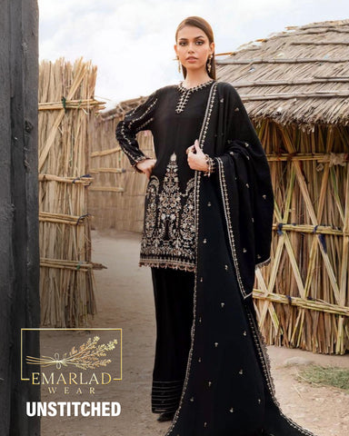 Maria B MPT-2403-B |  Black - Lawn Eid Collection