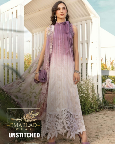 Maria B MPT-2506-B | Lilac Tie & Die - Lawn Collection