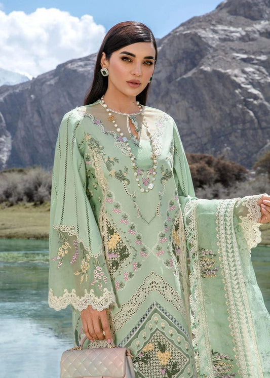 Crimson Green Luxury Lawn Embroidery New Arrival 3pc