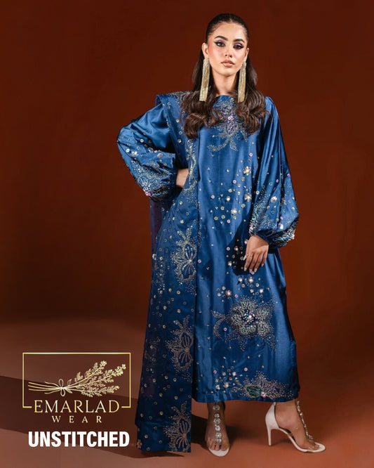 Nureh | Blue - Raw Silk Collection