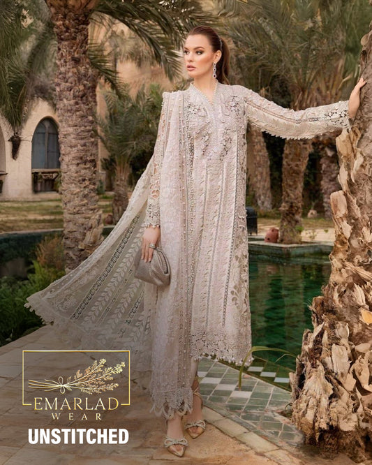 Maria B D-2409-A| Skin - Luxury Chikankari Eid Collection