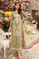 Maria B Green Gala Lawn Embroidery New Arrival 3pc