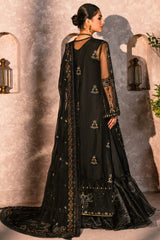 Zebtan Black Formal Collection Organza Dress