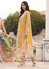 Mushq T/R Yellow Chikankari Lawn Collection