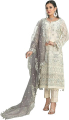 DESIGNER WEAR CHIFFON COLLECTION HAND WORK 03