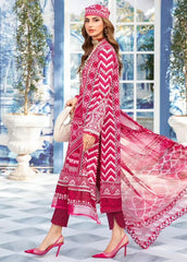 Maria B Pink Pure Lawn Digital Embroidery Dress 3pc