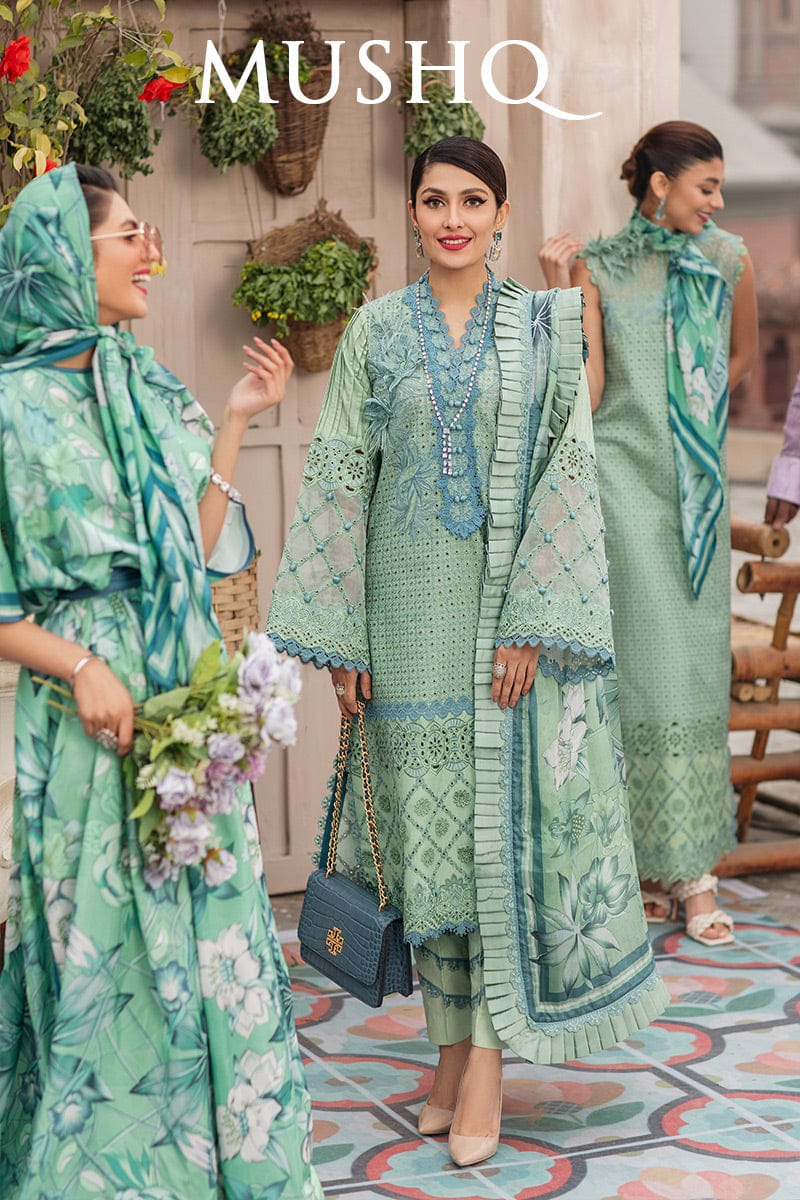 MUSHQ Angori Luxury Lawn Chikankari