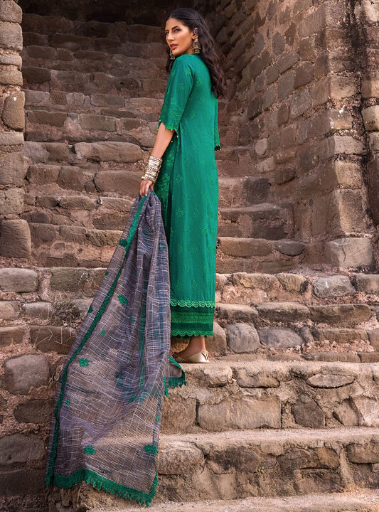 Zainab Chottani Luxury Chikankari Collection Green
