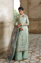 GUL BANO GREEN FORMAL DRESS CHIFFON 3PC