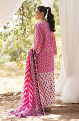 Zainab Chottani New Arrival Pink Print Embroidery Dress 3pc