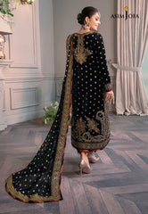 Asim Jofa Black Formal Collection Velvet 3pc