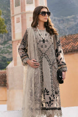 Maria B D-2510-B | Skin Black - Luxury Lawn Chikankari Collection Eid Collection 2025