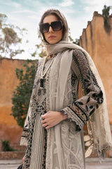 Maria B D-2510-B | Skin Black - Luxury Lawn Chikankari Collection Eid Collection 2025