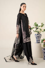 Maria B DW-EA25-67 | Black - Chiffon Collection