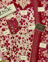 Iznik | Skin Pink - Lawn With Chiffon Dupatta Collection